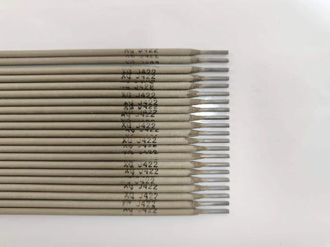 All Position 3/32x14 Carbon Steel Welding Rod Electrodes J422 E4303 1 Lb Sticks arranged in a row