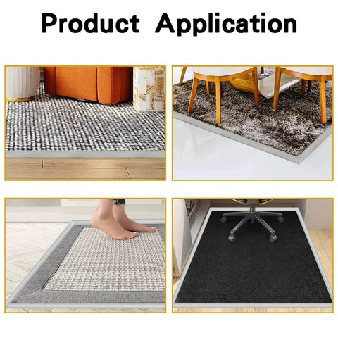 Product applications of Floor Rubber Transition Strip Self Adhesive Carpet to Tile Transition Strip Edging Trim Strip in various settings
