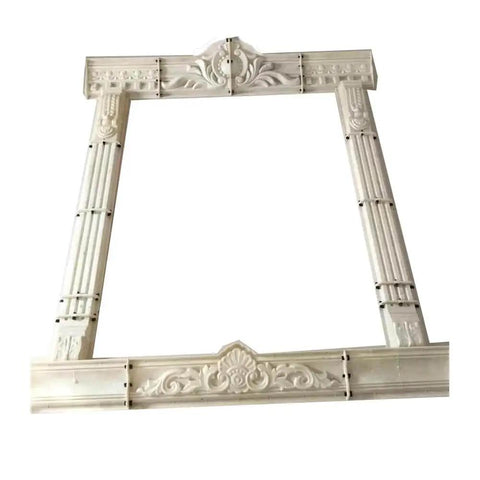 European Style Carved Window Frame Mold For Villas And Hotels GRC Concrete Decorative Mold with antique Roman column pattern