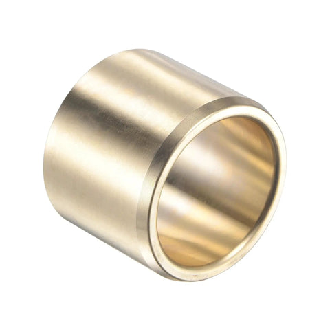 Self-Lubricating Cast Brass Sleeve Bearing With 1 Inch Bore And One And A Quarter Inch Outer Diameter And 1 Inch Length, Oilless Maintenance Free Bushing