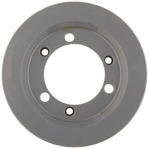 Front view of Classical V Belt Sheave for B Belt Section With Two Grooves Cast Iron 5.75 Inch OD SDS Bushing Required for industrial drives.