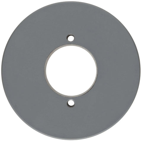 Front view of Heavy Duty QT Bushed V Belt Sheave For B Belt Two Grooves Cast Iron 4.25 Inch Diameter 5890 RPM Max TB Woods 2BK45.