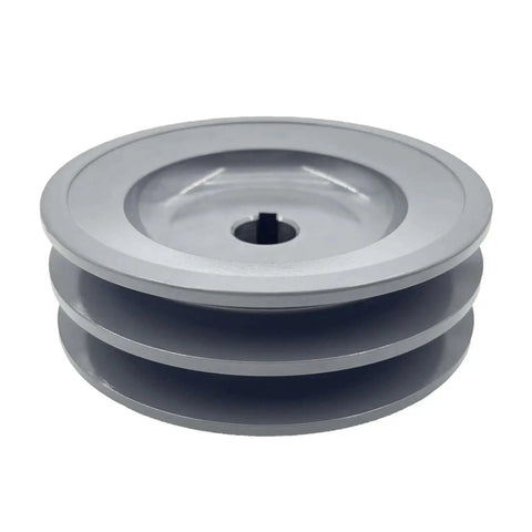 Double Groove Belt Pulley For V Belts A AX 3L 4L Four Point Two Five Inch Outside Diameter Five Eighth Inch Bore Cast Iron Pulley