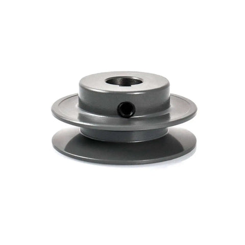 2.5 Inch Outer Diameter Single Groove Web Sheave With Five Eighths Inch Fixed Bore For V Belt Pulleys 4L A AX Cast Iron Durable Anti Corrosion