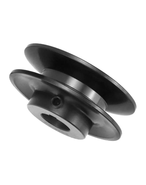Heavy Duty Cast Iron V Belt Pulley With Three Quarters Inch Bore, 2.95 Inch Outer Diameter, 1 Groove, Compatible With QWORK BK2834