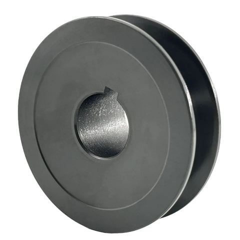 Three Quarter Inch Bore V Belt Pulley With Two Point Five Inch Outer Diameter One Groove Cast Iron Motor Pulley For A 3L And 4L V Belts Not For Toothed Belts AK2534 Style Designed For Long Life And Quiet Operation