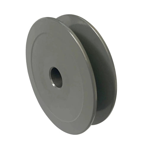 Beefy Cast Iron V Belt Pulley for A, AX and 3L 4L Belts, 5.75 Inch OD, 1 Inch Bore, Single Groove, Gray Finish, Durable by SUONE