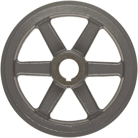 Bored-To-Size V Belt Sheave For Classical A Belt Drive System With Two Grooves And One Inch Bore Cast Iron Construction