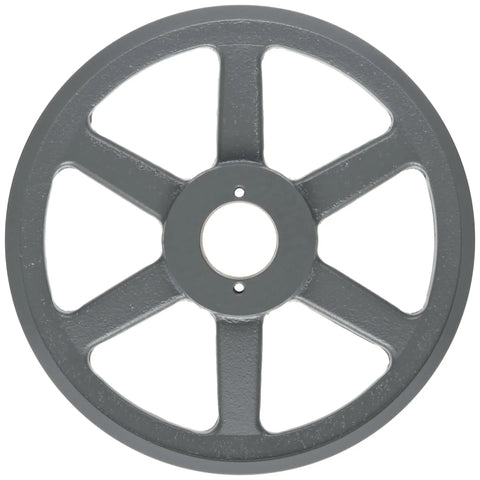AK104 FHP QT Bushed V Belt Sheave For A Belt Section One Groove Cast Iron 10.25 Inch OD 2440 Max RPM Durable Heavy Duty