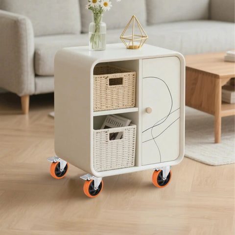 Furniture with Five Inch Caster Wheels Set Of Four With Two Swivel Casters With Brakes And Two Rigid Casters for mobility