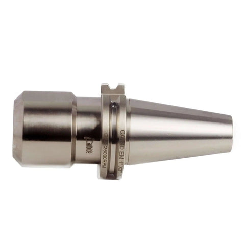 Heavy Duty CAT40 Side Lock End Mill Holder 1.0 Inch Shank 3.0 Inch Length Weldon Style Precision Ground Carbon Steel TIR 0.0002 Inch 25000 RPM USA Made