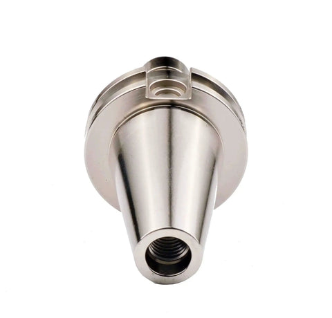 Front view of CAT40 Three Quarter Inch Shell Mill Arbor Face Mill Holder 2.5 Inch Length USA Made Built To Last High Precision Runout Under 0.005mm