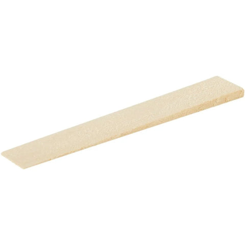 8 Inch Cedar Wood Shims 56 Pieces Per Box 120 Contractor Boxes Tapered From 3/8 To 1/16 Inch single shim side view
