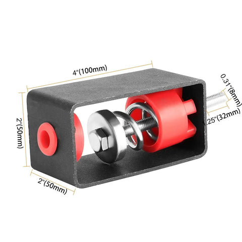 Ceiling Vibration Damping Mounts With Removable Frame Hanger For Quiet Soundproofing, 110 Lb Capacity Spring Isolator side view