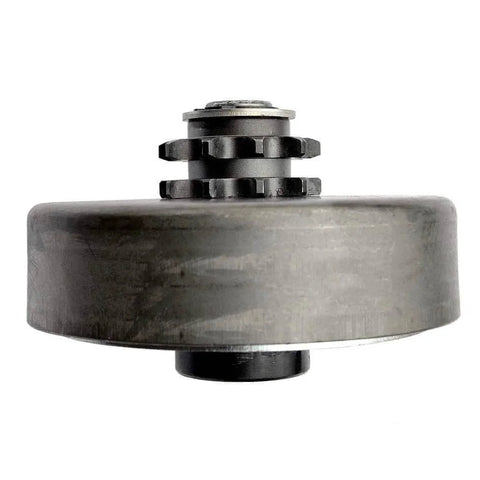 Side view of 12T, 3/4" Bore, Max Torque Centrifugal Clutch, #35, designed for small-drive systems like go-karts.