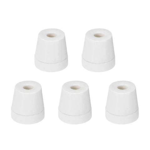 uxcell ceramic tapered insulator beads, 6.5 mm dia, alumina porcelain, stepped beads for heating wire, 5 pcs