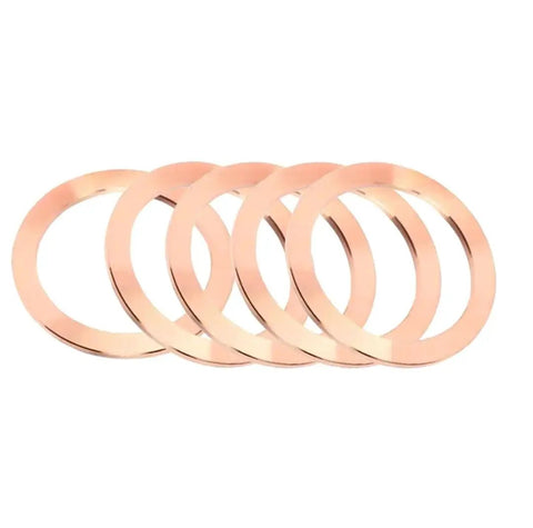 CF35 Copper Seal Gasket For High Vacuum Conflat Flange 2.75 Inch UHV Compatible Leak Proof Hermetic Seal For Semiconductor Lab