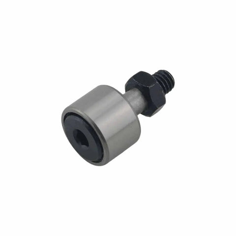 Four Pack Silver Bolt Roller Bearing CF6 Cam Follower for Machine Tool Guides and 3D Printers, 28.2mm length