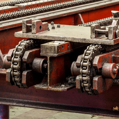Industrial setup with 15 Tooth Chain Idler Sprocket For Three Eighths Inch Pitch With 10mm Bore And Bearing in machinery.