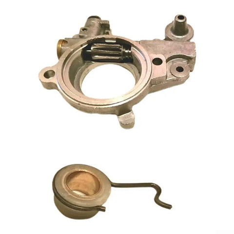 Oil Pump Replacement Kit With Worm Gear And Spring For MS341 MS361 MS362 Chainsaws Metal Automatic Lubrication System