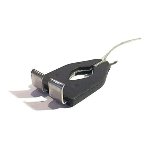 End Hook Replacement TAJ-EH09 for Chalk-Rite Chalk Boxes showing metal hooks and durable construction for reliable operation.