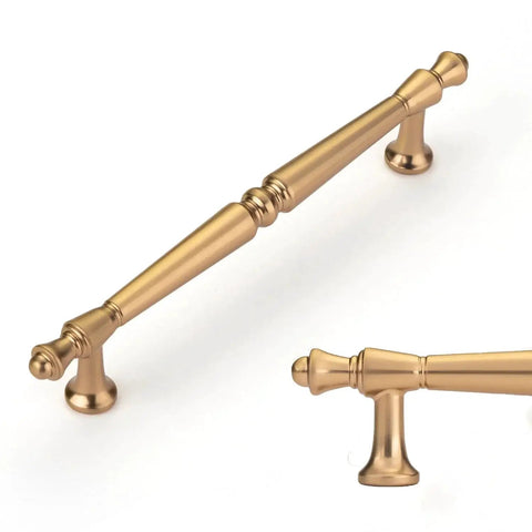 10 Pack 5 Inch Champagne Bronze Cabinet Handles And Drawer Pulls In Brushed Champagne Gold For Kitchen Cabinets Bathrooms Dressers Cupboards And Closet Doors Durable Solid Construction Easy Installation And Timeless Modern Finish
