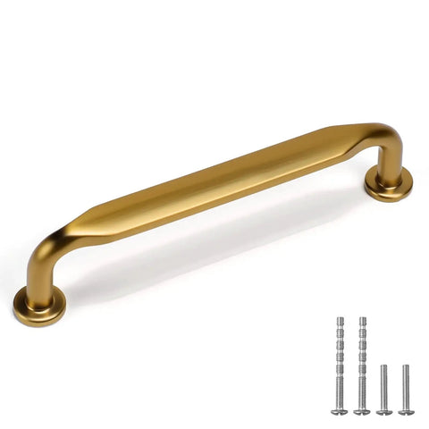 10 Pack Champagne Bronze Cabinet Pulls 3 Inch Center Hole Solid Zinc Alloy Dresser Handles Dark Gold Honey Bronze Furniture Hardware