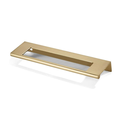 10 Pack 6 Inch Center To Center Champagne Bronze And Honey Bronze Finger Edge Pulls Zinc Drawer Pulls Hidden Edge Handle