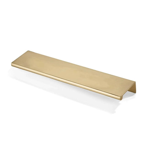 10 Pack 8 Inch Hole Center Champagne Bronze Finger Edge Pulls In Solid Zinc for Furniture