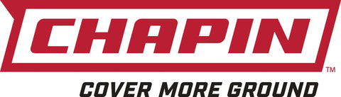 Chapin logo with slogan 'Cover More Ground' in bold red and black text