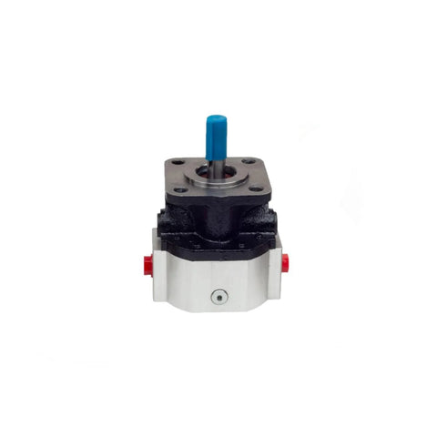 CHIEF MH Series Gear Pump: 0.258 CID, 2 GPM @ 1800 RPM, 2300 PSI, 4-Bolt Flange Mounting, SAE 8 Side Ports, Dual Rotation, 250179 front view