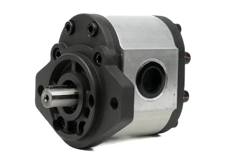 Chief Group 3 Gear Pump (3PG) - 51.0 CC, 7/8" Key Shaft, SAE-B 2-Bolt Mount, SAE-20/16 Ports, CCW Rotation, side view
