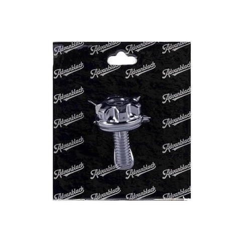 Motorcycle Seat Bolt, Axion CNC Machined Knurled Seat Bolt Kit Compatible with Harley Road King Street Electra Glide Dyna Softail 1997-2025 (Black)
