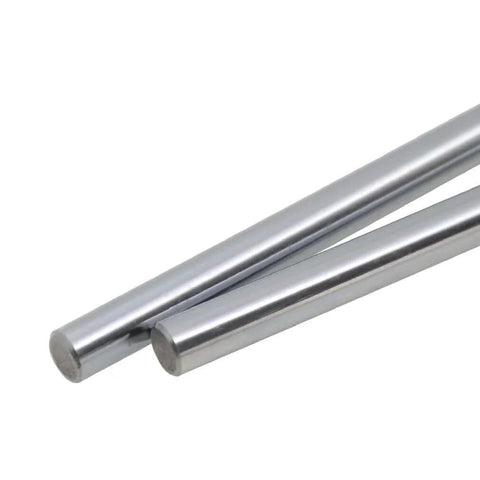✝️ 2PCs 8mm x 300mm (.315 x 11.81 inches) Case Hardened Chrome Plated Linear Motion Rod Shaft Guide - Metric h8 Tolerance on white background