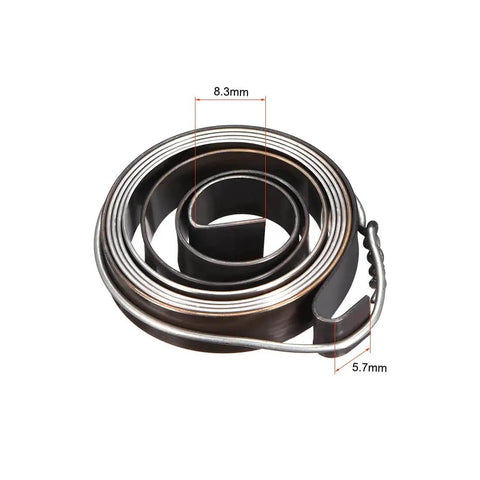 Beefy Drill Press Return Spring For Quill, Heavy Duty Chrome Housed Coil Spring Assembly, Long 680mm Extension, 34mm Outer Diameter