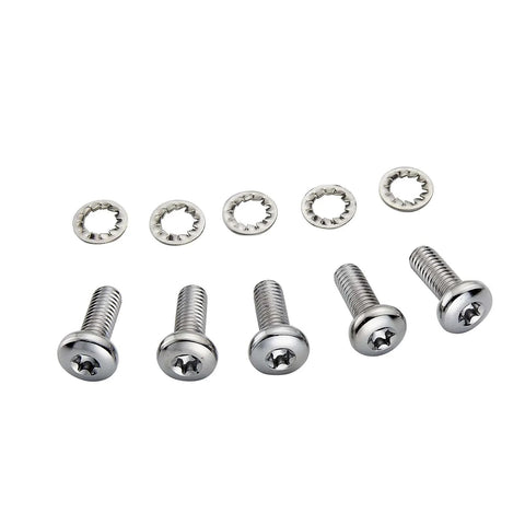 5PCS Screws Chrome Rear Disc Brake Rotor TORX Bolts Fit for Harley Davidson Touring Dyna Softail Sportster Street Glide with Washers, OEM #43562-92