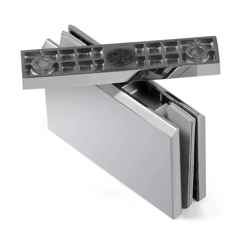 Heavy Duty 360 Degree Shower Glass Door Pivot Hinge Built Tough 304 Stainless Steel Top And Bottom Mount Frameless