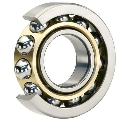 Open bearing showing 10 Pack 1/2 Inch Precision Chrome Steel Ball Bearings G25 AISI 52100 Hardened Built To Last For Heavy Duty Industrial Use