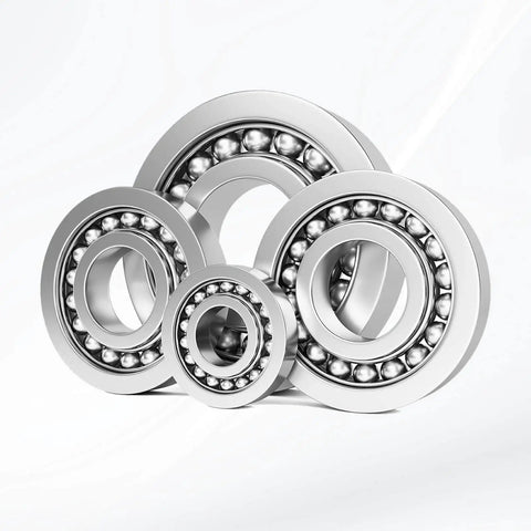 Boss Grade Chrome Steel Balls 5mm G25 Precision 200 Count For Ball Bearings Machinery Automotive And DIY Mirror Finish And Superior Wear Resistance By Uxcell shown in assembled ball bearings.