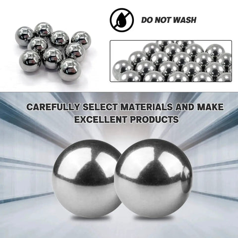 200 Pieces Half Inch Chrome Steel Bearing Balls Precision Hardened Chromium Steel Balls Kit For Ball Bearings 12.7 Mm Diameter