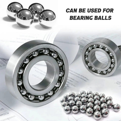 200 Pieces Half Inch Chrome Steel Bearing Balls Precision Hardened Chromium Steel Balls Kit for Ball Bearings 12.7 Mm Diameter