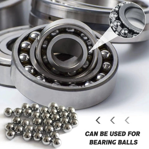 100 Pieces Chrome Steel Bearing Balls Approximately 13mm Diameter Half Inch Precision Grade Hardened Chromium Steel for Bearings