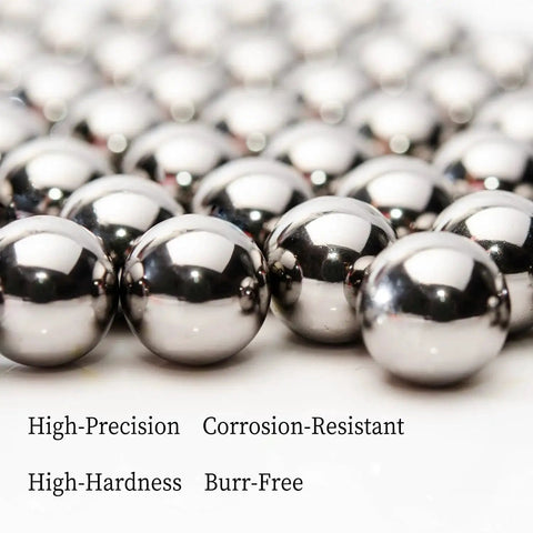 Hundred Piece Set Of Three Eighth Inch Hardened Chrome Steel Bearing Balls For DIY with mirror polish and high precision