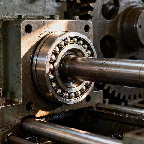 Thrust Ball Bearing 20mm Bore 40mm Outer Diameter 14mm Thick 2 Pack Chrome Steel installed in machinery