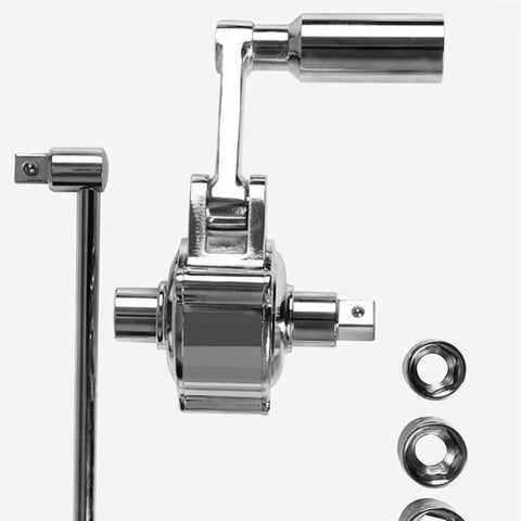 Heavy Duty Tire Iron Wrench Set With Chrome Plated Vanadium Steel Construction And 17mm 19mm 21mm Sockets For Quick Auto Repairs Roadside Emergency Kit Must Have Built Tough For Everyday Grinds.