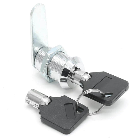 4 Pack Tubular Cam Lock One And One Eighth Inch Cabinet Lock Set For Tool Box File Cabinet Mail Box Vending Machine ATM Keyed Different Durable Chrome Finish Zinc Alloy Wear Resistant And Rust Resistant