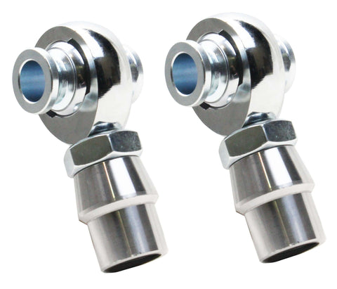 3/4 Heim Joint Rod End Kit with Right & Left Hand Threads, 750 Bore Chromoly, includes jam nuts, tube bungs & spacers, 2 pack