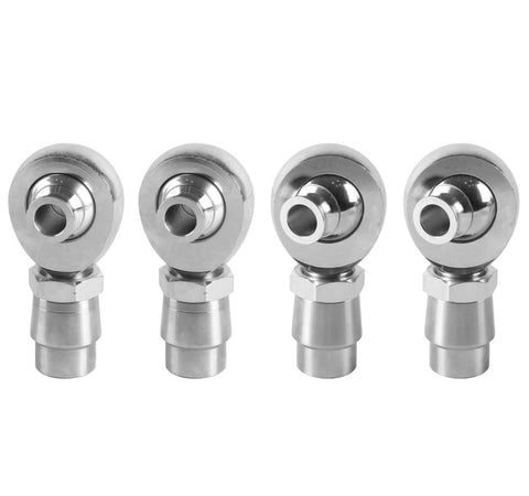 2 Pair 1.25 Heim Joints Rod End Kit with Right & Left Hand Threads, Heat Treated Chromoly Panhard Joints