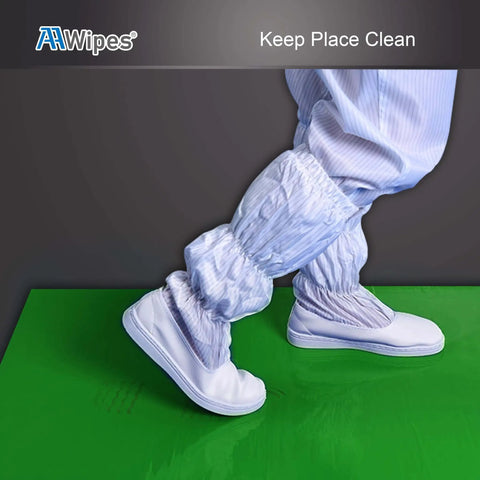 Sticky Mat Adhesive Pads For Cleanrooms 24 By 36 Inches 5 Pack With 30 Sheets Per Pack Total 150 Sheets Green Cleanroom Floor Mats For Shoes Dirt Removal In Labs Hospitals And Construction