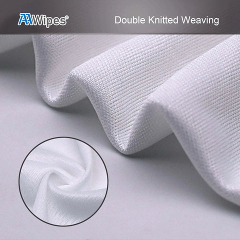 Ultra Soft Cleanroom Wipes 12 By 12 Inches Bag Of 150 100 Percent Polyester Double Knit Lint Free Cloths detail view